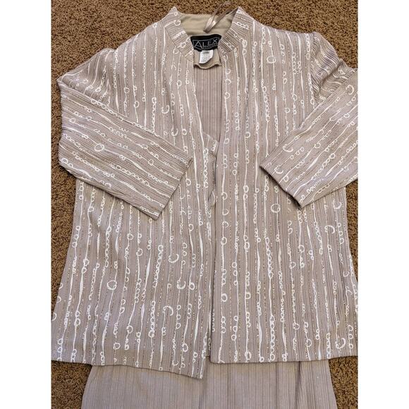 Alex Evenings Women 2PC Side Split  Dress Size 10 - Picture 8 of 12